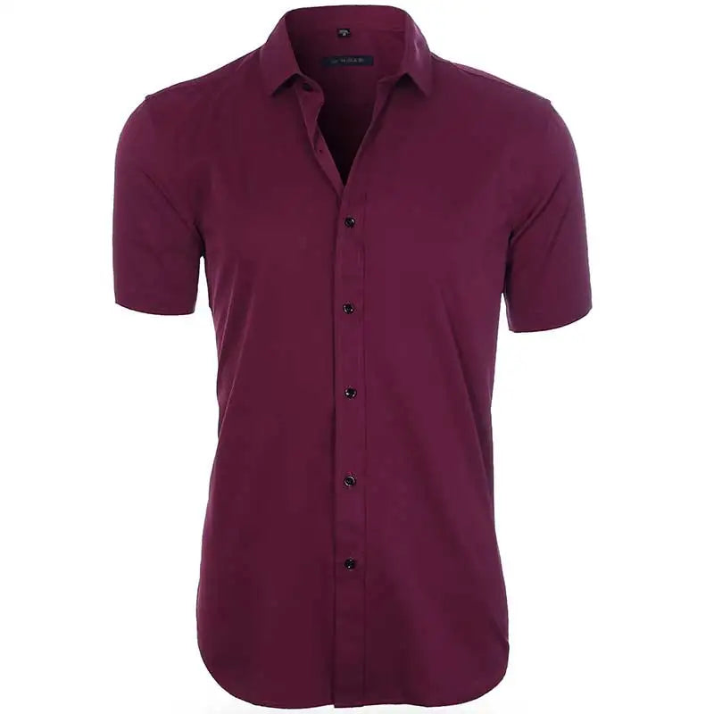 Purple Bamboo Fiber Dress Shirt