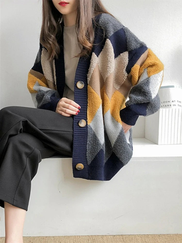 Plaid Faith Cardigan